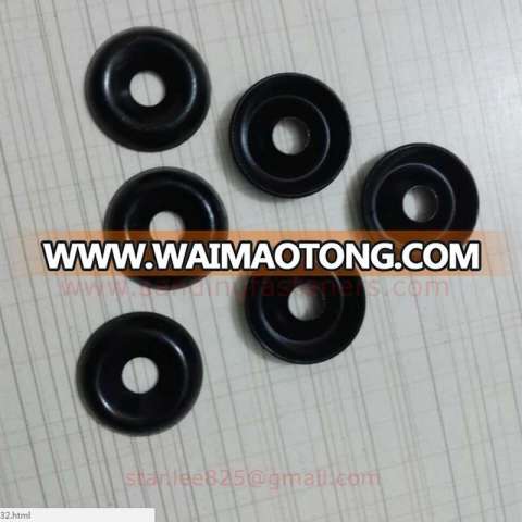 Bright Black Concave and Convex Fish Eyes Gasket